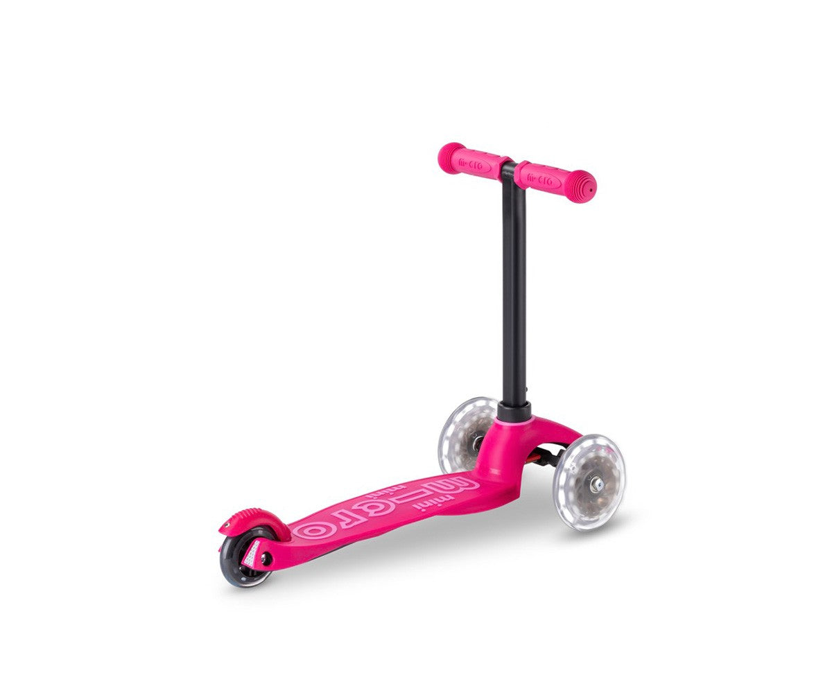 Micro Patinete mini2grow Deluxe LED Rosa