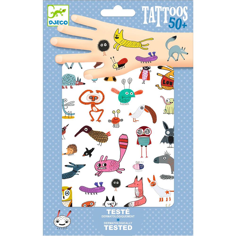 Djeco Tatuajes Pequeñas bestias