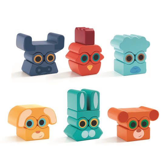 Djeco Blocks Ze Faces