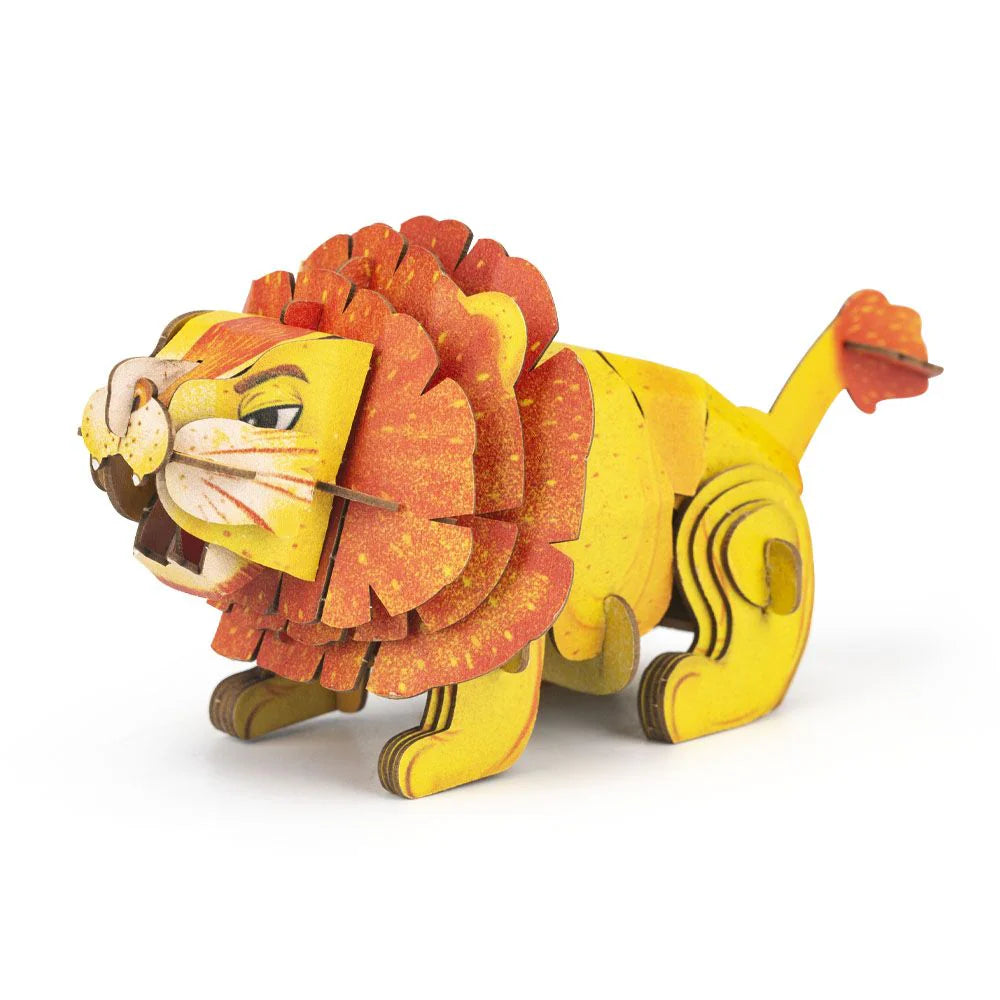 MierEdu Mini Puzzle 3D con sonido León
