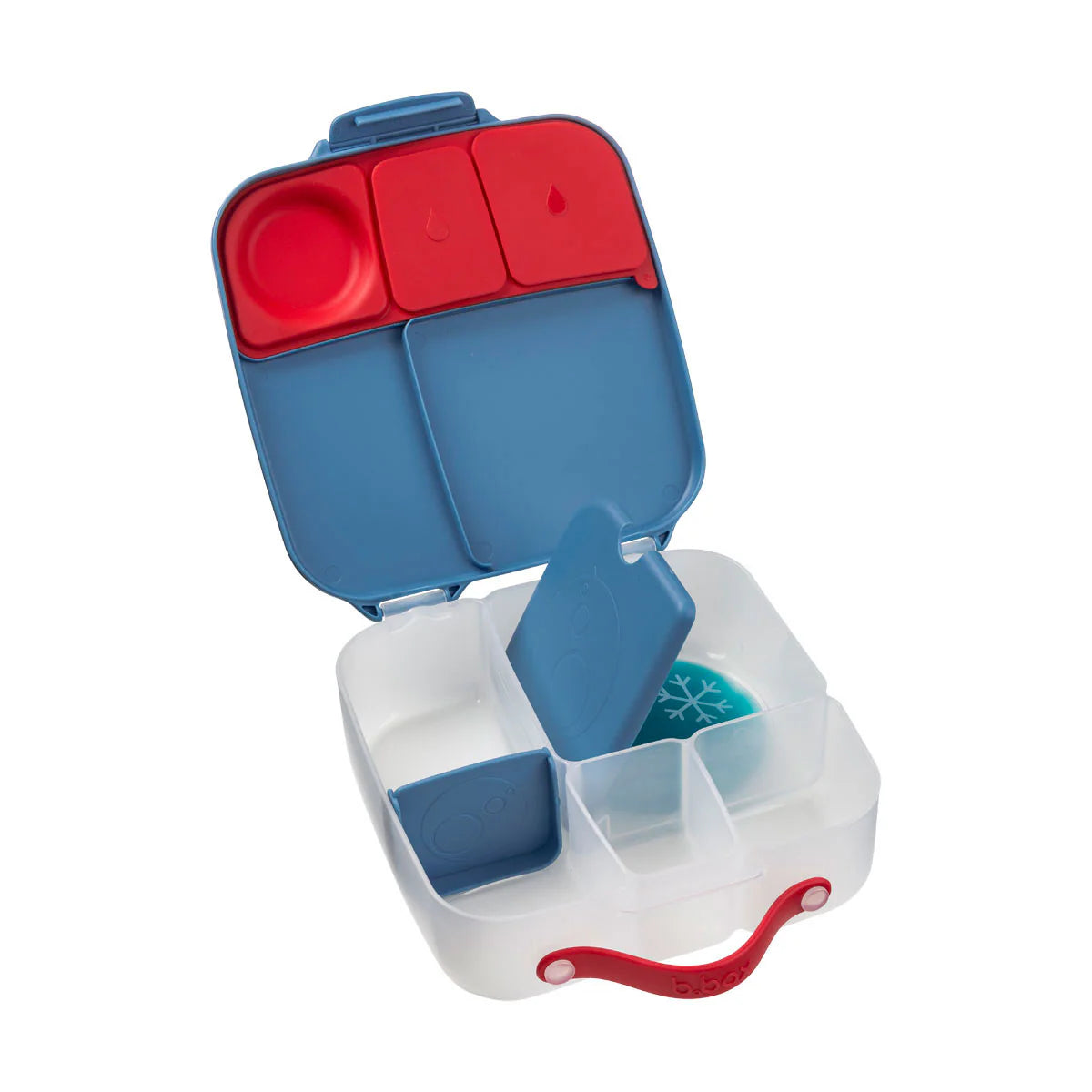 B.box Fiambrera grande con gel refrigerante Blue Blaze