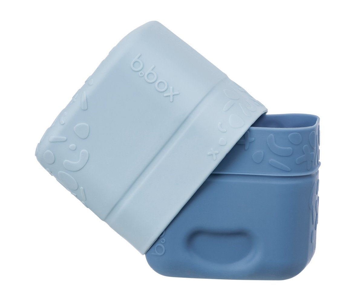 B.box Set vasito snack de silicona Ocean