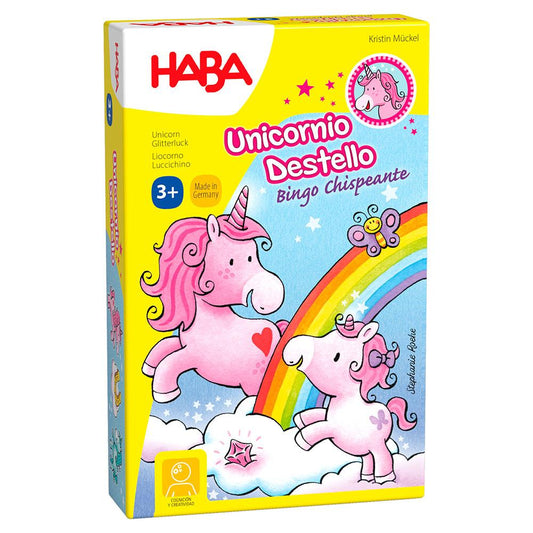 Haba Unicornio destello Bingo chispeante