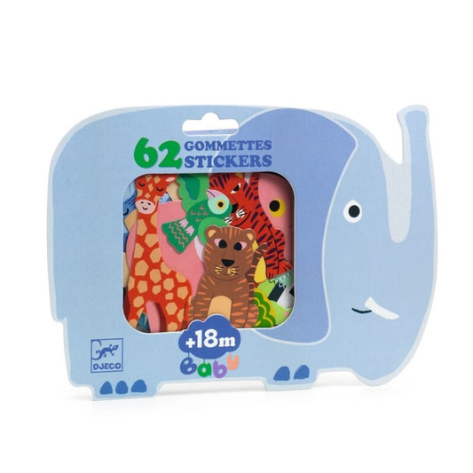 Djeco Baby Pegatinas Animales Safari