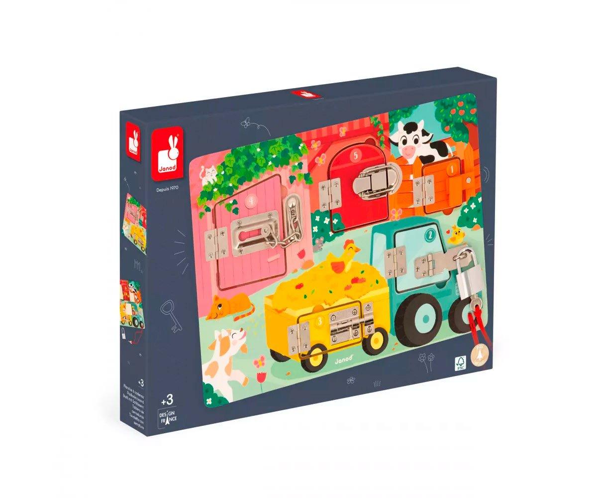 Janod Tablero de cerraduras