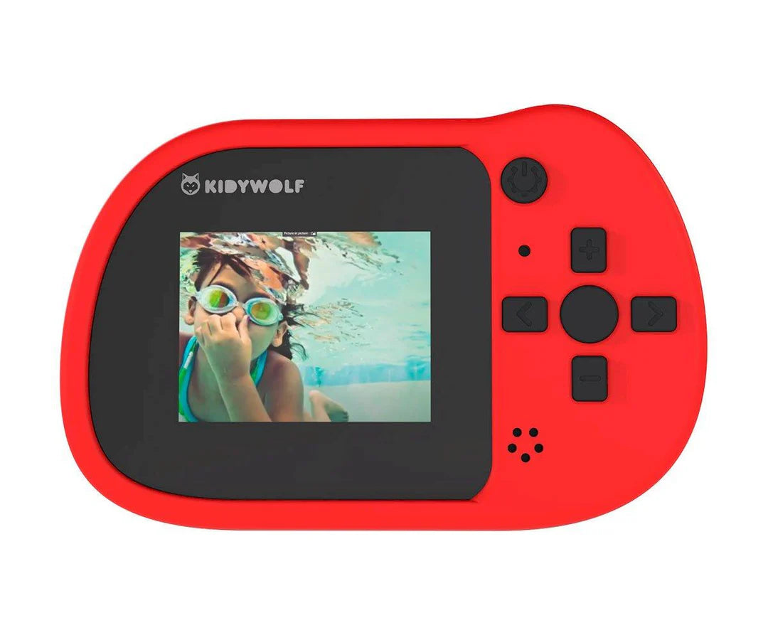 Kidywolf Kidycam Cámara digital acuática Roja