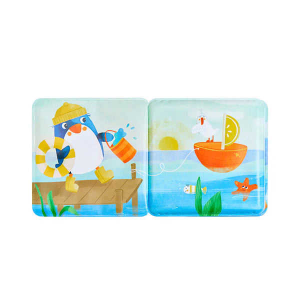 Haba Libro para el agua Pingüino