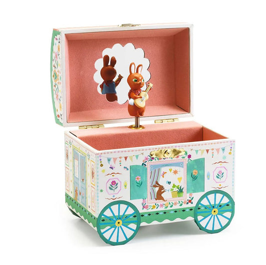 Djeco Caja de música joyero Caravana encantadora