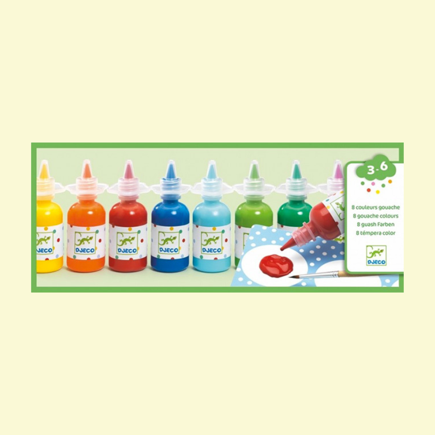 Djeco Temperas 8 colores