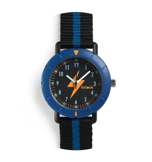 Djeco Ticlock Reloj analógico Flash blue