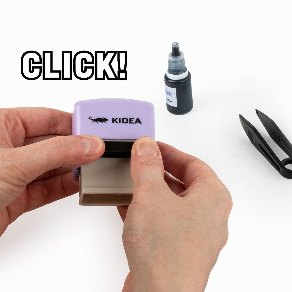 Kidea Sello para tela personalizable autotintando