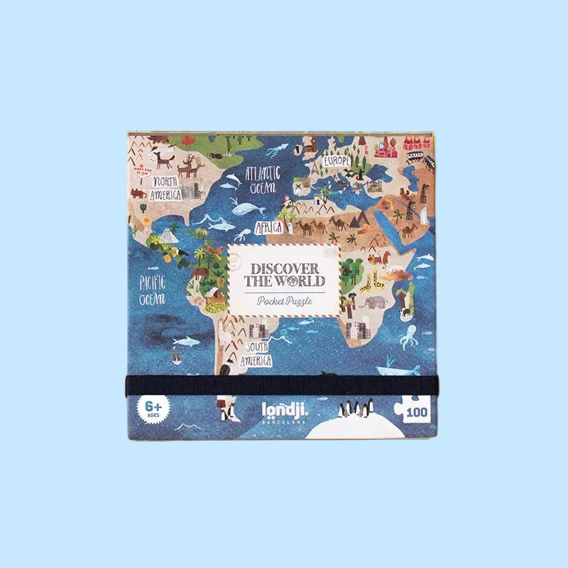 Londji Puzzle Pocket Discover the World