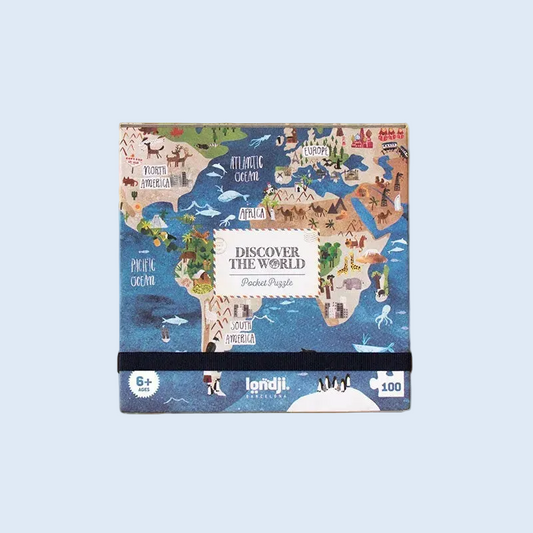 Londji Puzzle Pocket Discover the World