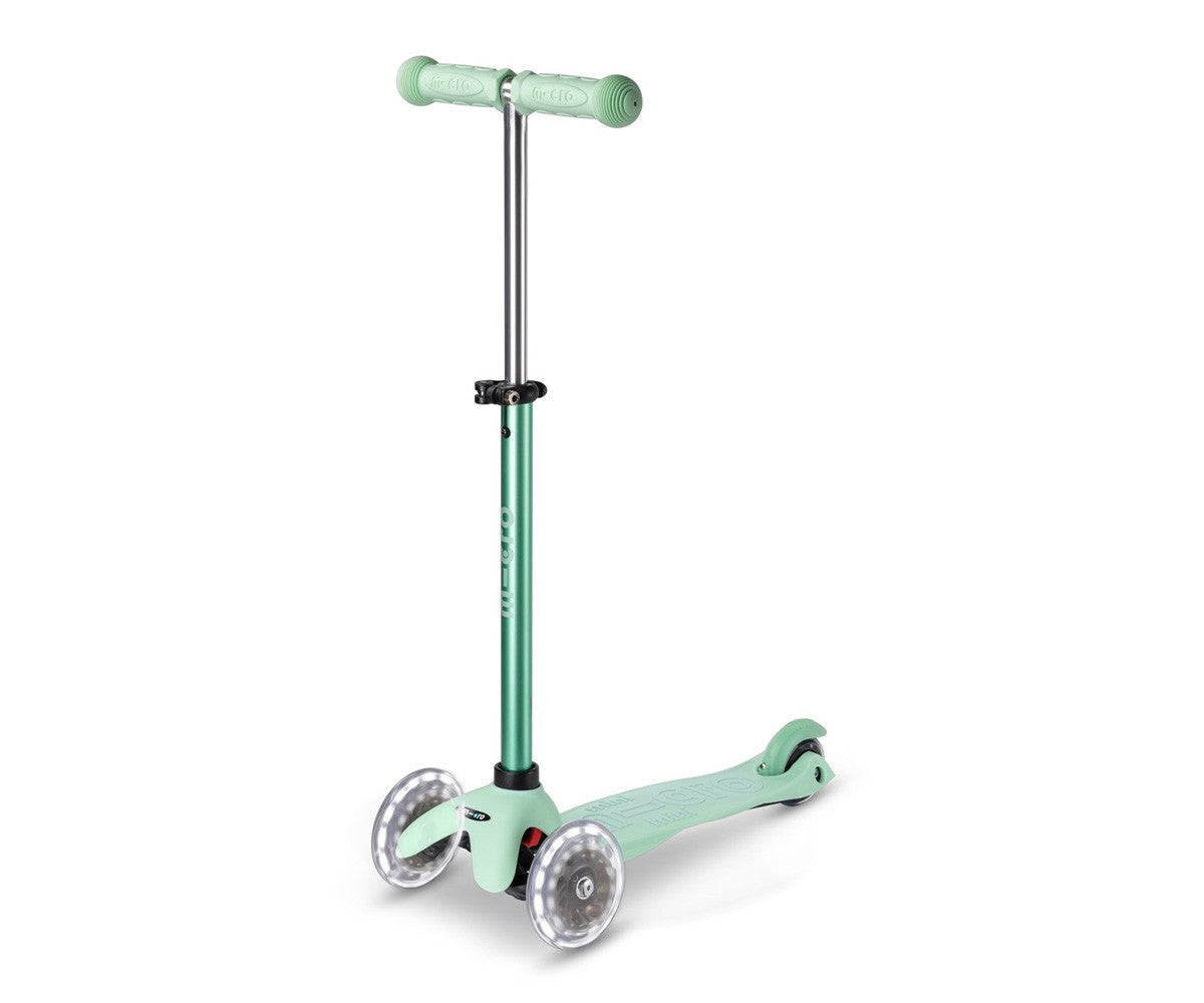 Micro Patinete mini2grow Deluxe LED Menta
