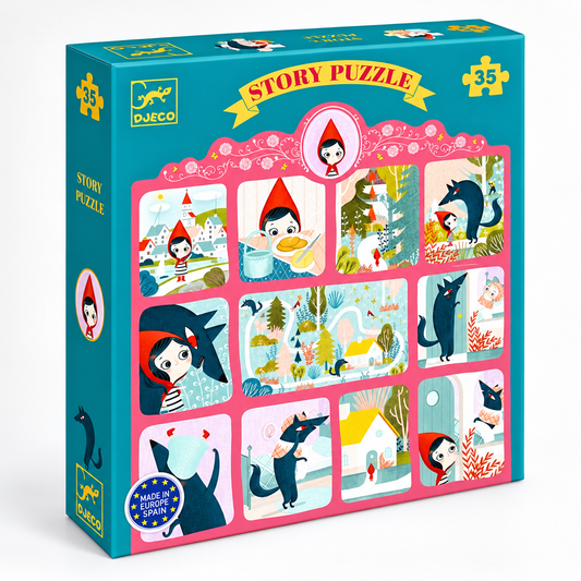 Djeco Story puzzle Caperucita Roja