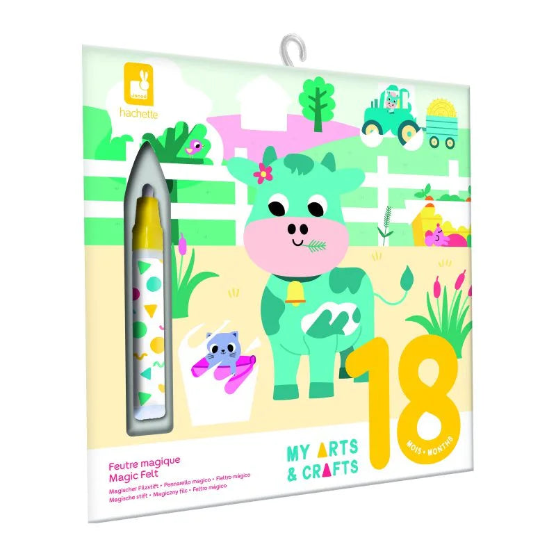 Janod Fieltro mágico Animales de la granja