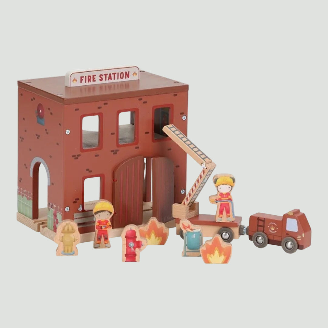 Little Dutch Estación de bomberos con muñecos