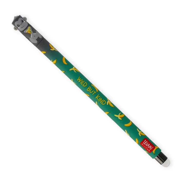 Legami Bolígrafo de gel borrable Gorila