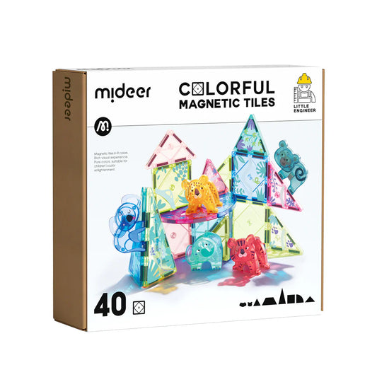 Mideer Magnéticos 40 piezas Animales