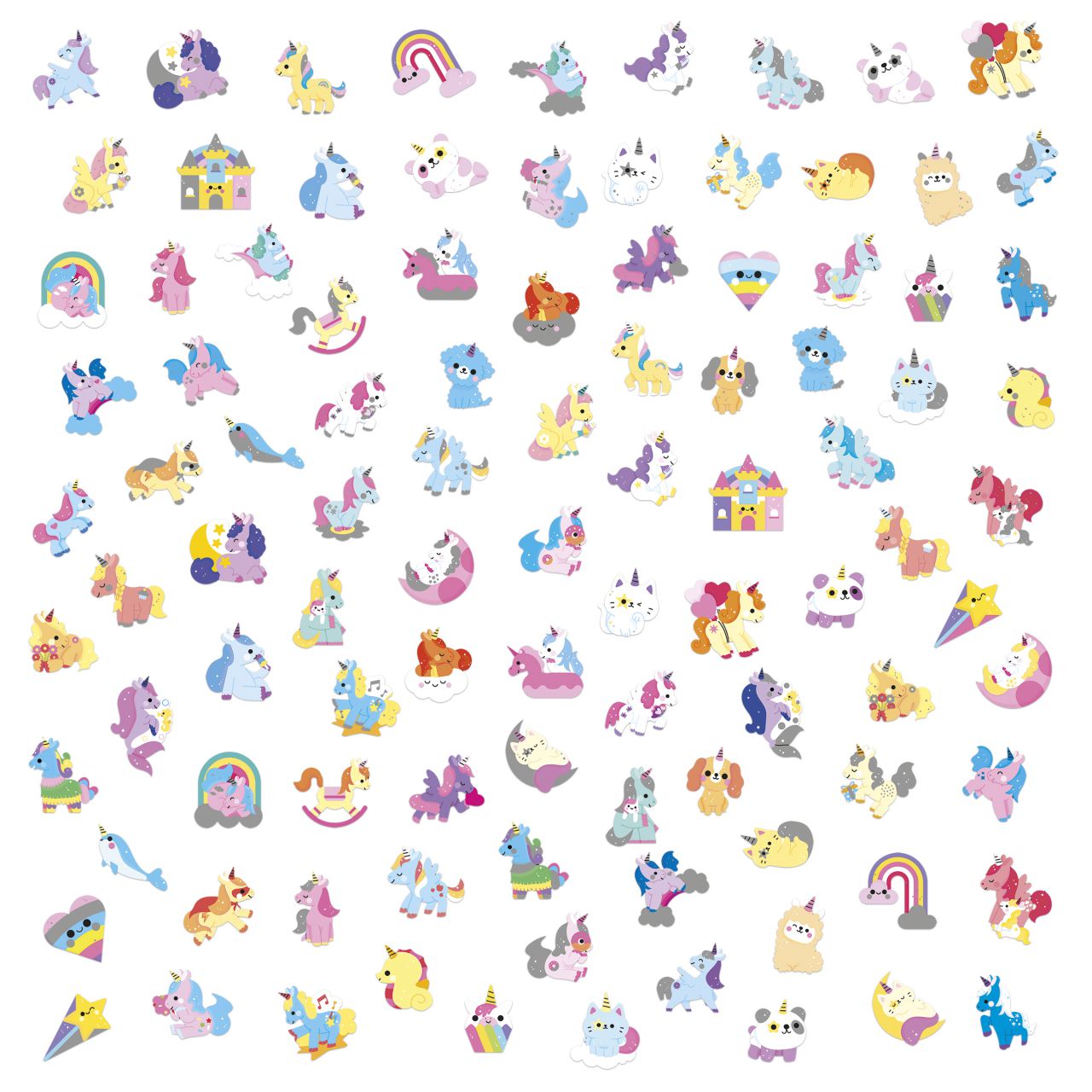 Janod Pegatinas Unicornios