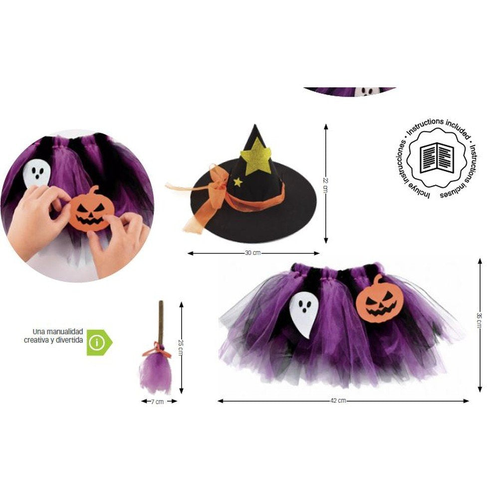 Apli kids DIY Disfraz Halloween Bruja