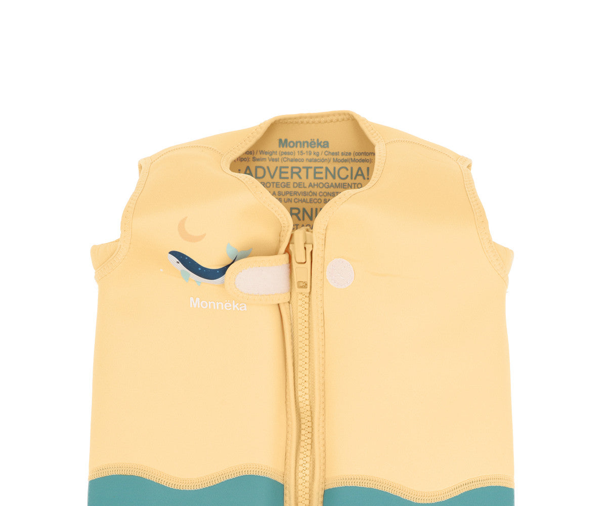 Tutete Chaleco flotador aprendizaje Whale Teal