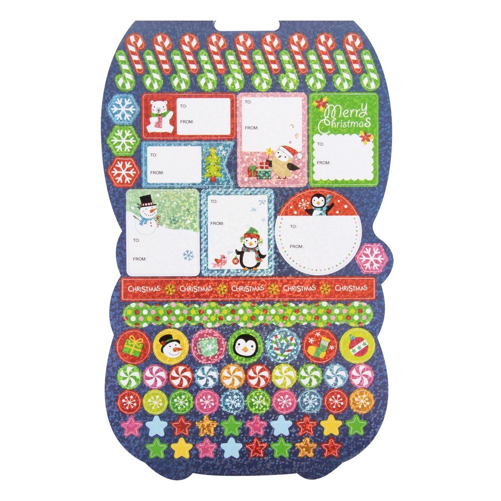 Libreta pegatinas Pingüino Navidad - Apli kids