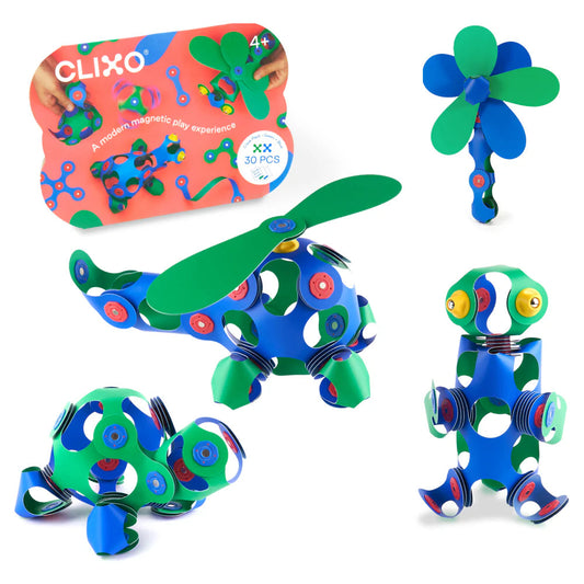 Clixo Crew Azul y verde 30 piezas