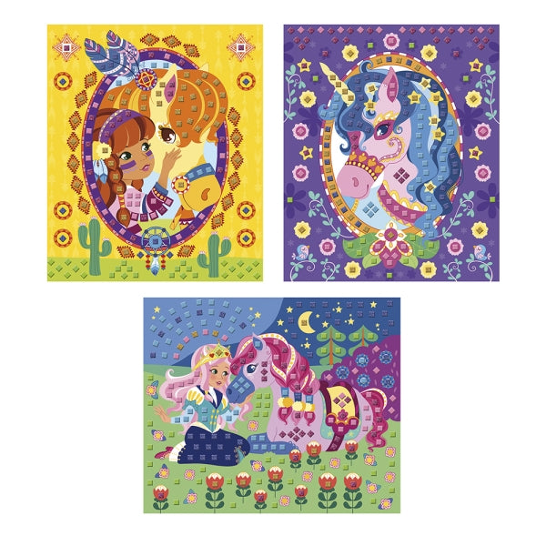 Janod Mosaicos Ponis y unicornios 5 años