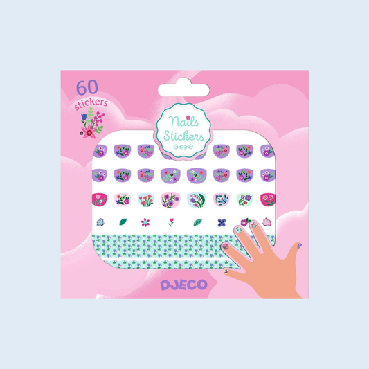 Djeco Adhesivos para uñas Petit Fleur