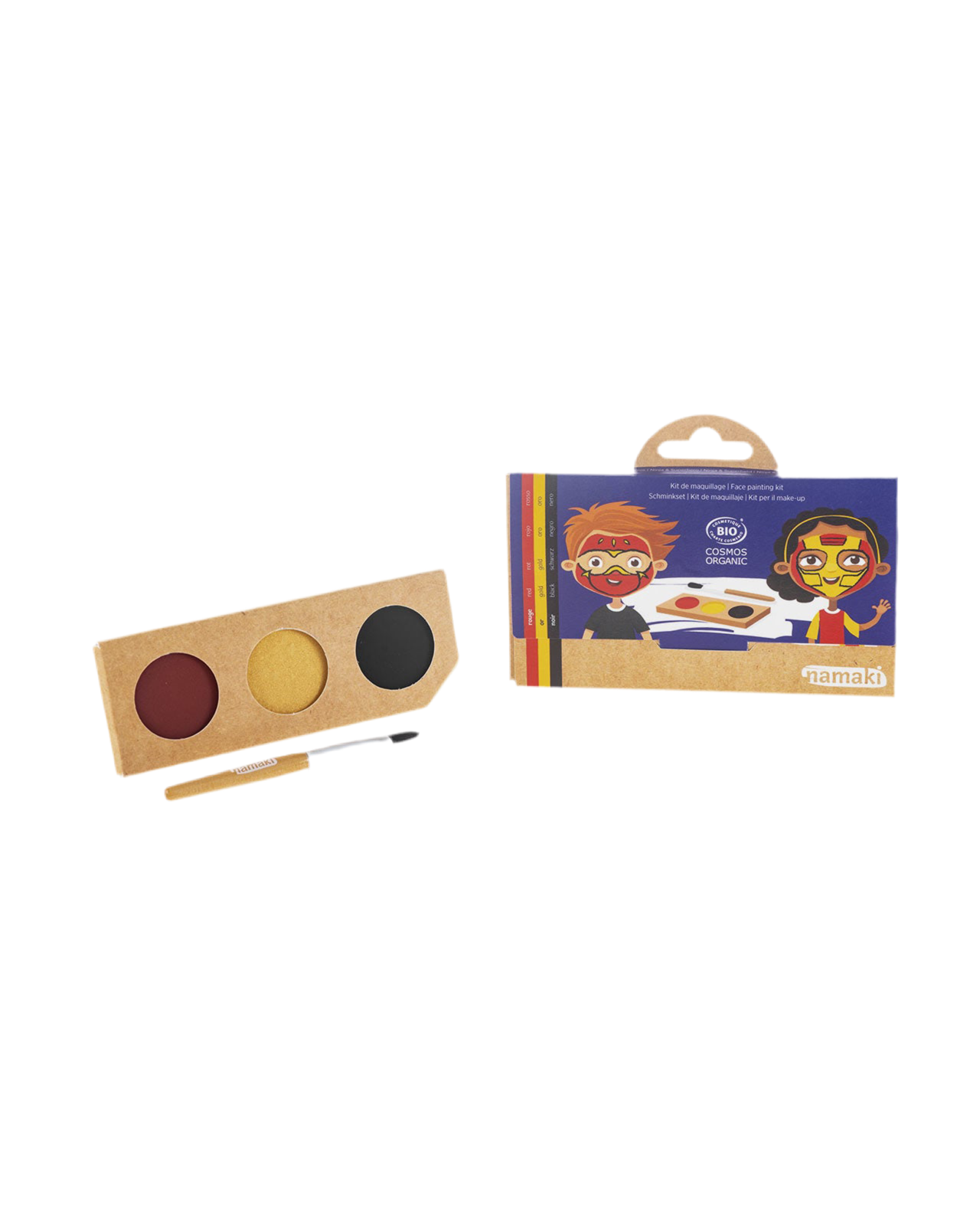 Namaki Kit 3 colores Maquillaje Ninja y Superhéroe