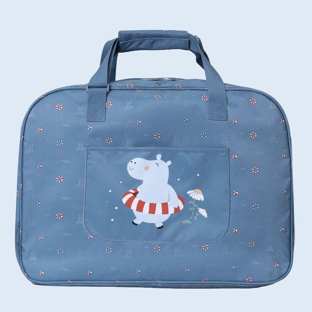 Tutete Bolso de playa con rejilla Hippos