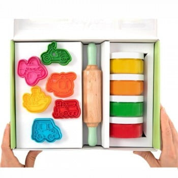 Childgen Plastilina natural Set vehículos o unicornios