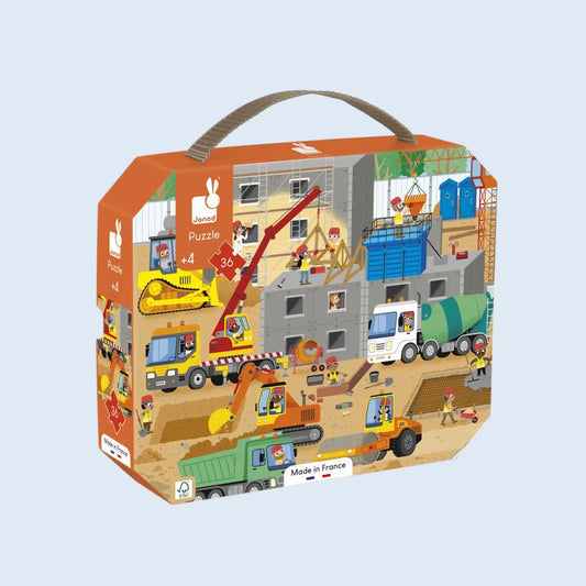 Janod Puzzle Construcciones 36 piezas