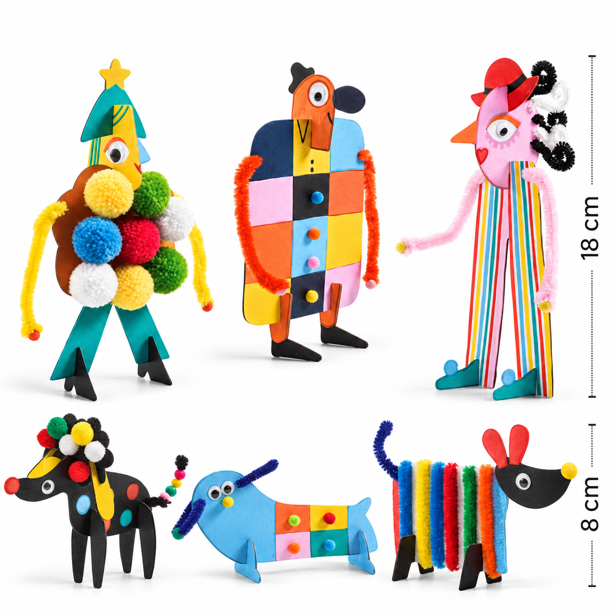 Cofre multiactividades Personajes y perritos - Djeco