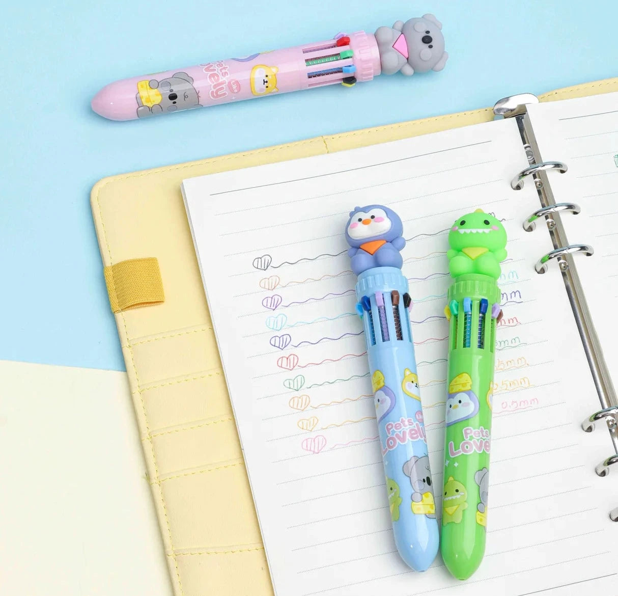 Kuki Pets Lovely Bolígrafo 10 Colores