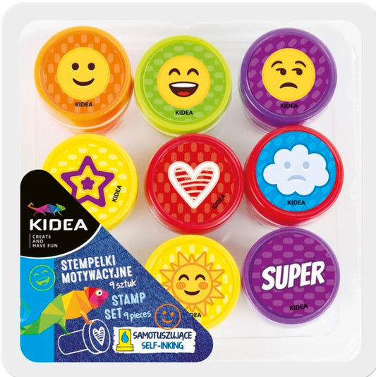 Kidea Sellos Emojis 9 unidades