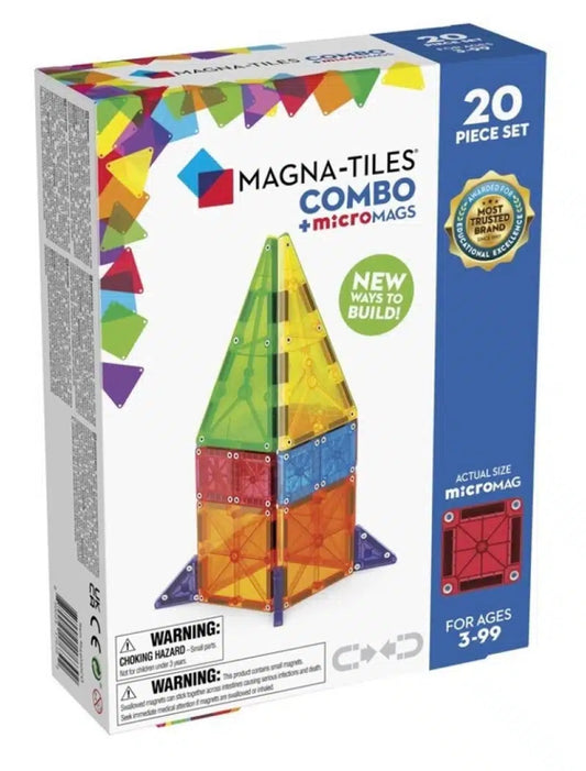 Magna-tiles Combo set 20 piezas
