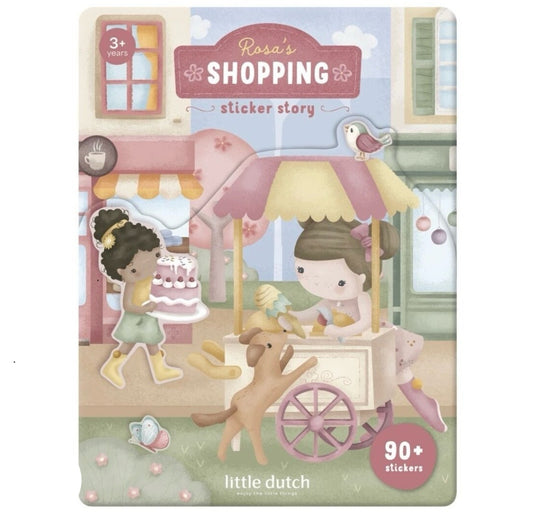 Little Dutch Pegatinas Rosa's Shopping