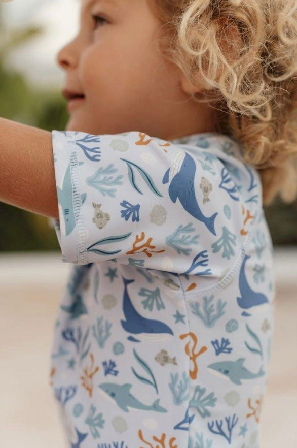 Little Dutch camiseta protección solar Ocean Dreams Blue