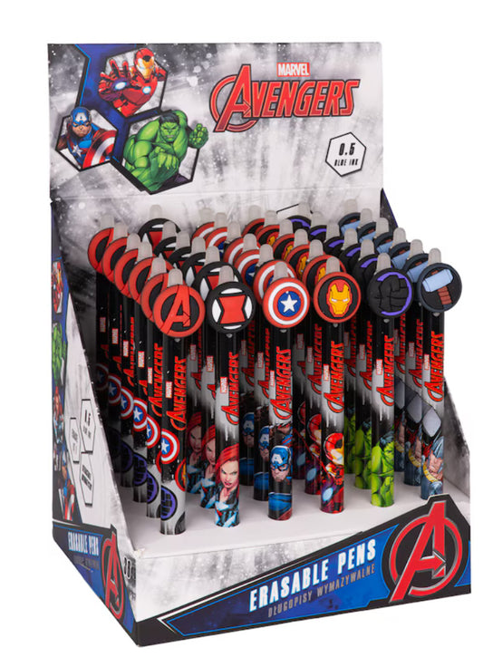 Bolígrafo borrable Coolpack Avengers tinta azul