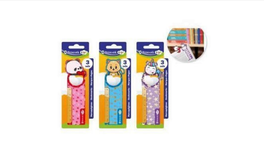 Bismark set 3 unidades marcapáginas