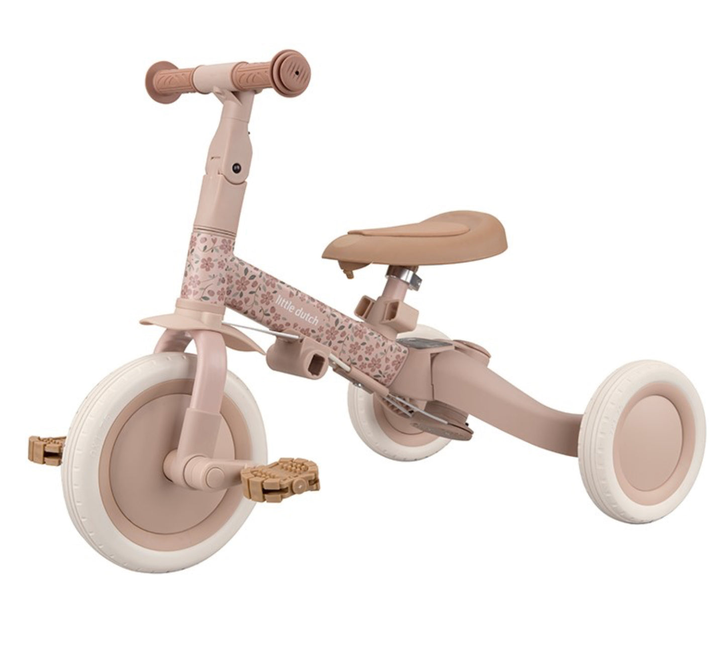 Little Dutch Triciclo Evolutivo Rosa Flores