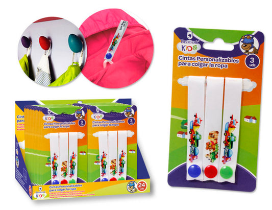 Bismark Cinta cuelga ropa personalizable set de 3