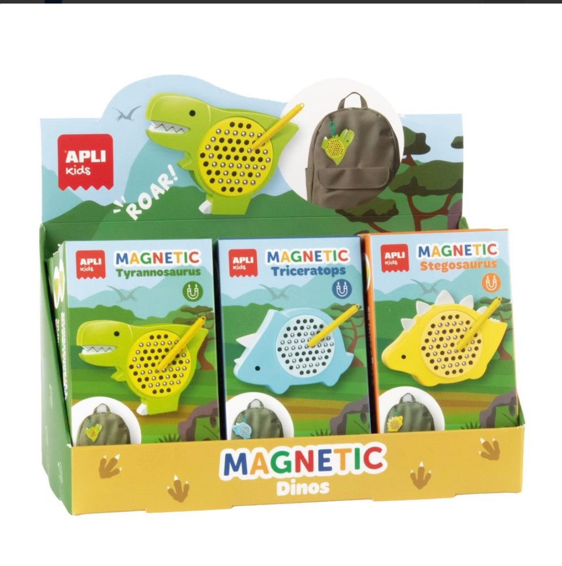 Apli Kids Pizarra magnética mini Dinos