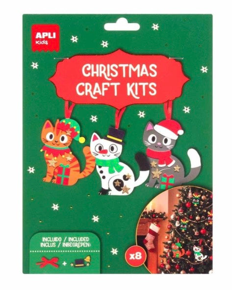 Kit creativo Gatitos en Navidad - Apli kids