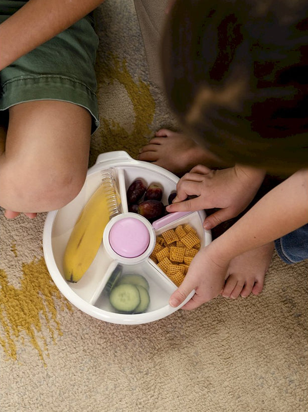 Gobe Caja Almuerzo Spinner grande/ Violeta