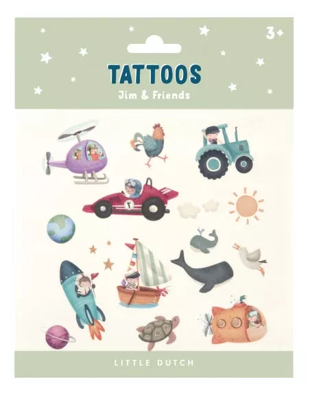 Little Dutch Tatuajes Jim & Friends