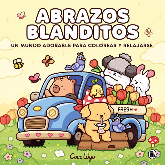 Abrazos blanditos: Un mundo adorable para colorear