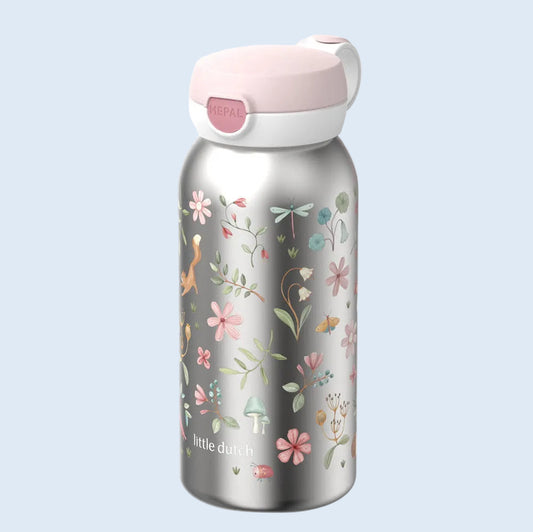 Mepal Botella acero con tapón abatible 600 ml Fairy Garden